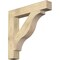 Ekena Millwork Funston Block Rough Sawn Bracket, Douglas Fir, 6"W x 38"D x 38"H BKT06X38X38FST05RDF - alternate 1